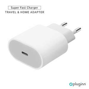 Kucni Punjac Pluginn AJ-20 A2347 EMC3621 PD Fast 20W za iPhone 11-14 beli CE.