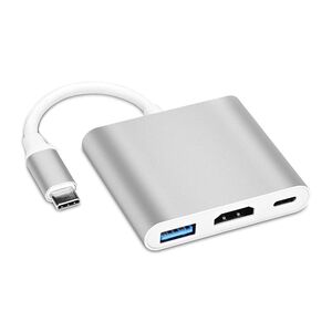 Adapter TYPE C+HDMI+USB3.0 na TYPE C (MS).