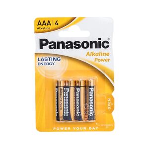 Baterija alkalna 1.5V AAA LR3 blister 4/1 Panasonic (MS).