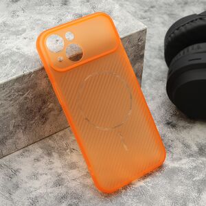 Maska / futrola AIR STRIPE za iPhone 15 narandzasta (MS).