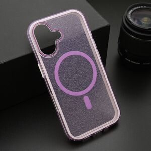 Maska / futrola CRYSTAL MagSafe za iPhone 17 ljubicasta (MS).