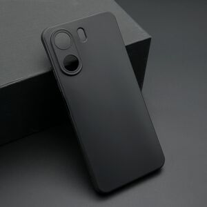 Maska / futrola ultra tanka KOLOR za Xiaomi Redmi 13C/Poco C65 crna (MS).