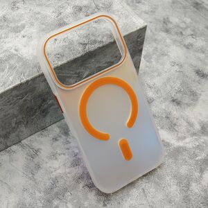Maska / futrola HOLOGRAM za iPhone 17 Pro narandzasta (MS).