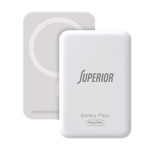 Back Up Baterija MagSafe Superior 15W 10000 mAh beli (MS).