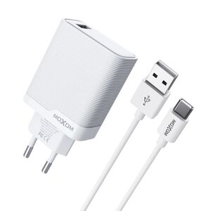 Kucni punjac Moxom MX-HC292 USB type C na Type C 18W beli (MS).