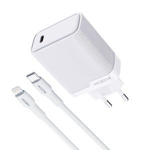 Kucni punjac Moxom MX-HC293 20W Type-C na Lightning beli (MS).