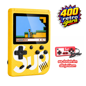 Konzola za igranje Gameboy SUP400 zuta.