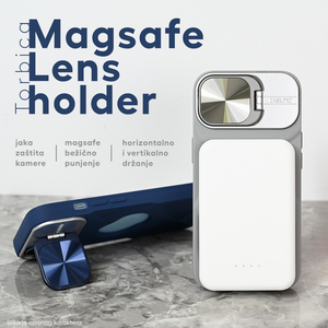 Maska / futrola Magsafe Lens holder za iPhone 13 ljubicasta.