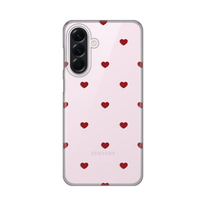 Silikonska maska / futrola print za Samsung A566 Galaxy A56 5G Red Hearts.