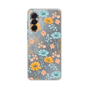 Silikonska maska / futrola print ultra tanka za Samsung A175 Galaxy A17 Lovely Flowers.