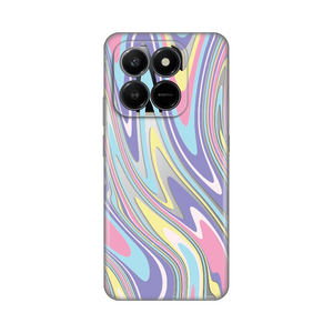 Silikonska maska / futrola print ultra tanka za Honor X7d 4G/400 Smart 5G Liquid Dream.