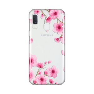 Silikonska maska / futrola print ultra tanka za Samsung A202 Galaxy A20E Rose flowers.