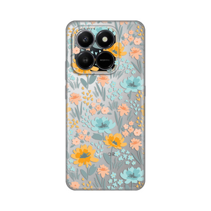 Silikonska maska / futrola print ultra tanka za Honor X7d 4G/400 Smart 5G Lovely Flowers.