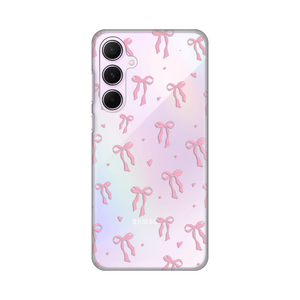 Silikonska maska / futrola print ultra tanka za Samsung A556 Galaxy A55 5G Cute Bow.