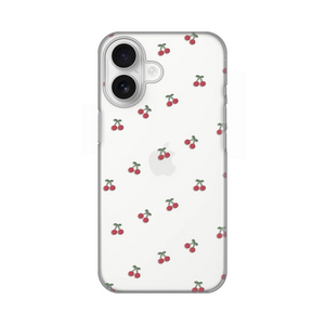 Silikonska maska / futrola print ultra tanka za iPhone 16 6.1 Little Cherry.