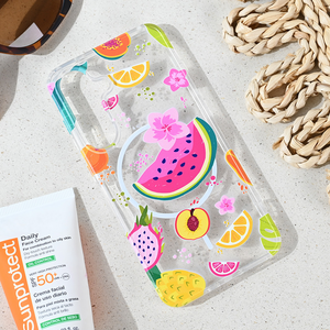 Maska / futrola print Magsafe za Samsung S921B Galaxy S24 Summer Fruits.