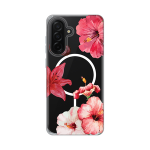 Maska / futrola print Magsafe za Samsung A266 Galaxy A26 5G Hibiscus.