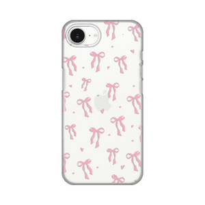 Silikonska maska / futrola print ultra tanka za iPhone 16e/17e 6.1 Cute Bow.