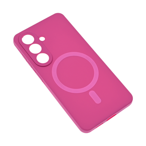 Maska / futrola Magsafe Pure color za Samsung S941 Galaxy S26 tamno pink.