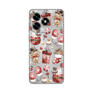Silikonska maska / futrola print ultra tanka za Huawei Honor X5c Plus Cozy Christmas.