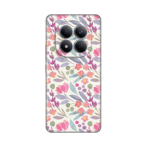 Silikonska maska / futrola print za Xiaomi Redmi Note 15 Pro 4G Watercolor Flowers.