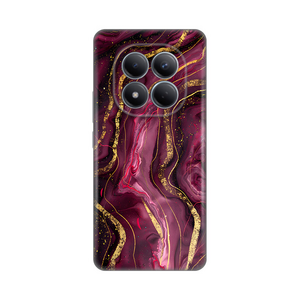 Silikonska maska / futrola print za Xiaomi Redmi Note 15 Pro 4G Burgundy.