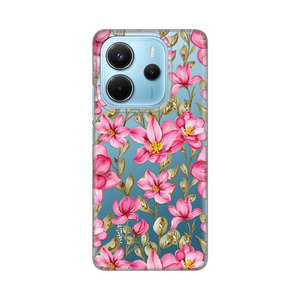 Silikonska maska / futrola print za Xiaomi Redmi Note 14 4G (SRB) Magnolia.
