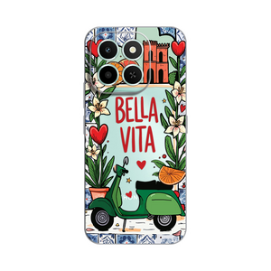 Silikonska maska / futrola print ultra tanka za Huawei Honor X6c Bella Vita.
