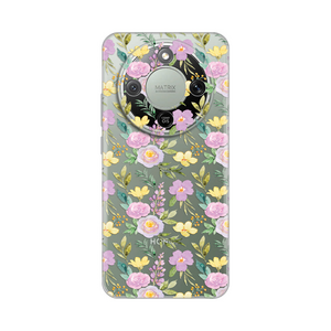 Silikonska maska / futrola print ultra tanka za Huawei Honor Magic 8 Lite Soft Flowers.