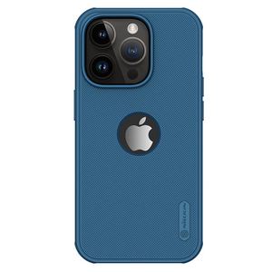 Maska / futrola Nillkin Scrub Pro za iPhone 14 Pro plava (sa otvorom za logo).