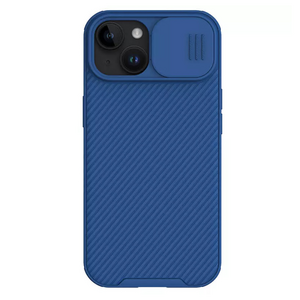 Maska / futrola Nillkin CamShield Pro za iPhone 15 Plus plava.