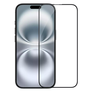 GLASS - Staklena zaštita za ekran Nillkin 3D CP+Max za iPhone 16 6.1 crni.