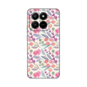 Silikonska maska / futrola print za Honor X7d 4G/400 Smart 5G Watercolor Flowers.