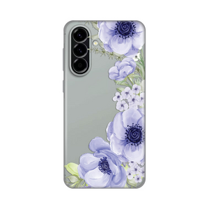 Silikonska maska / futrola print ultra tanka za Samsung A576 Galaxy A57 5G Blue Roses.