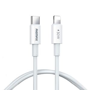 Data kabl REMAX Dofon Series 30W PD Fast Charging 1M RC-C026 Type C na iPhone lightning beli.