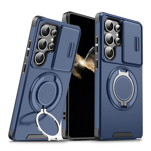 Maska / futrola CamShield Ring stand za Samsung S948 Galaxy S26 Ultra plava.