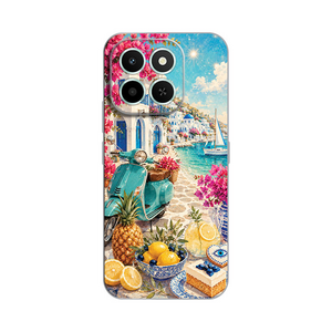 Silikonska maska / futrola print ultra tanka za Huawei Honor X6c Summer in Greece.