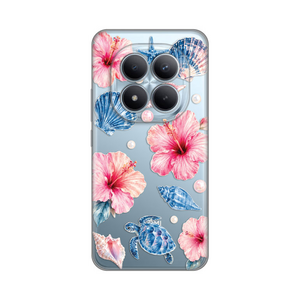 Silikonska maska / futrola print ultra tanka za Xiaomi Redmi Note 15 Pro Plus 5G Hibiscus Sea.