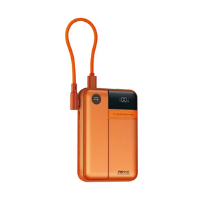 Back Up Baterija prenosiva baterija REMAX Range Series FP-122 22.5W sa integrisanim Type C kablom 10000mAh narandzasta.