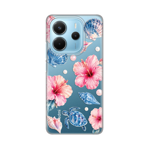 Silikonska maska / futrola print ultra tanka za Xiaomi Redmi Note 14 4G (SRB) Hibiscus Sea.