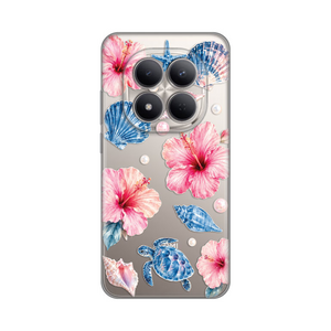 Silikonska maska / futrola print ultra tanka za Xiaomi Redmi Note 15 Pro 5G Hibiscus Sea.