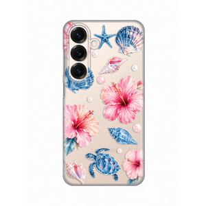 Silikonska maska / futrola print ultra tanka za Samsung S931 Galaxy S25 Hibiscus Sea.