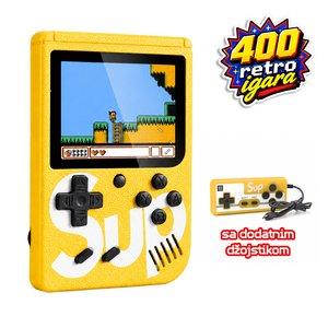 Konzola za igranje Gameboy SUP400 zuta.
