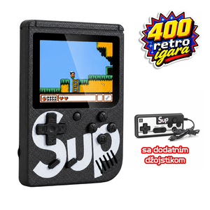 Konzola za igranje Gameboy SUP400 crna.