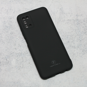 Silikonska maska / futrola Teracell Giulietta za Samsung A037G Galaxy A03s mat crna.