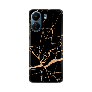 Silikonska maska / futrola print za Xiaomi Redmi 13C All crni.