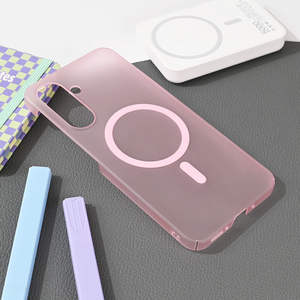 Maska / futrola Magsafe mat PC za Samsung A266 Galaxy A26 5G roze.