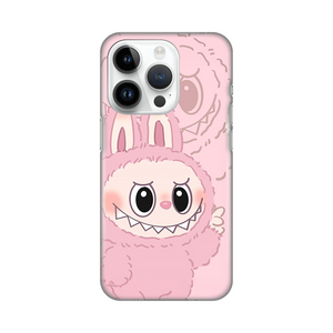 Silikonska maska / futrola print za iPhone 14 Pro La Bubu Pink.