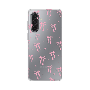 Silikonska maska / futrola print ultra tanka za Samsung A175 Galaxy A17 Cute Bow.