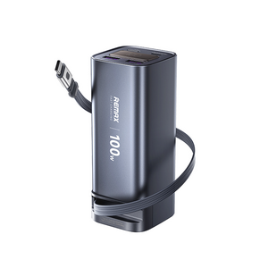 Back Up Baterija prenosiva baterija REMAX FC-22 100W sa teleskopskim kablom 20000mAh siva.